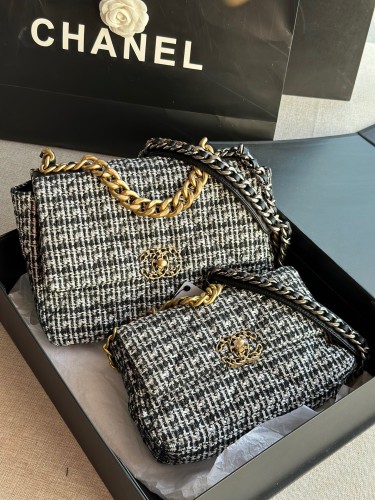 Chanel Woolen Shoulder Bag