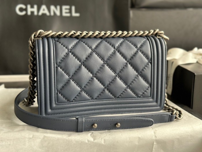 Chanel LeBoy Blue Handbag