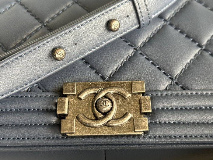 Chanel LeBoy Blue Handbag