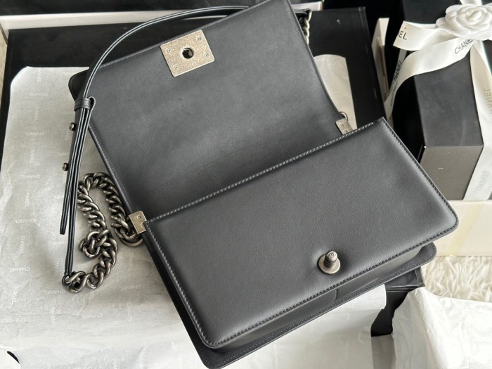 Chanel LeBoy Black Handbag