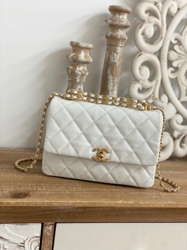 Chanel White Handbag