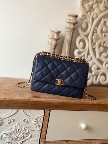 Chanel Blue Handbag