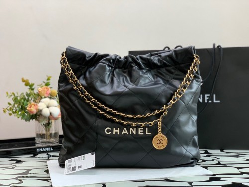 Chanel Leather Shoulder Handbag 3 Sizes