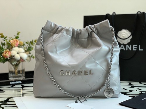 Chanel Leather Shoulder Handbag 2 Sizes