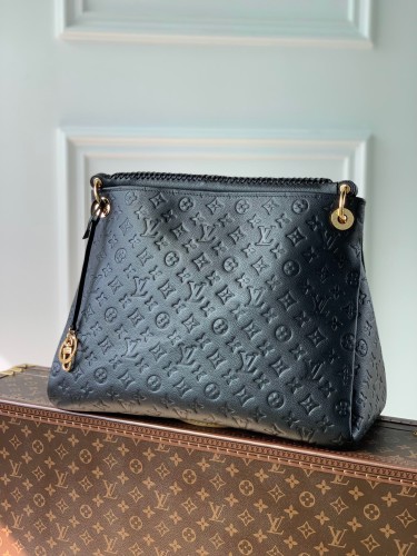 Louis Vuitton Artsy Black Leather Handbag