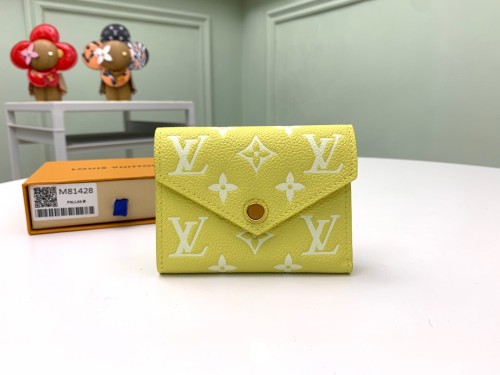 Louis Vuitton Yellow Leather Wallet