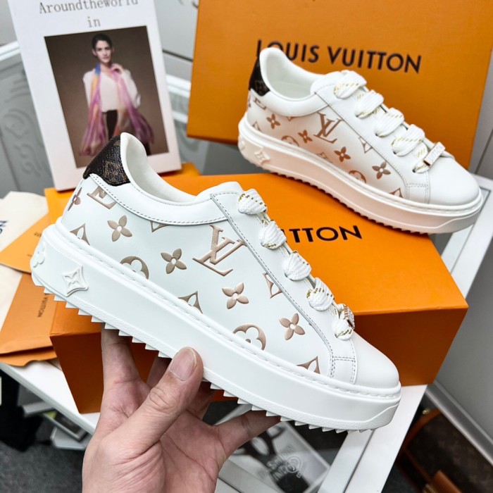 Louis Vuitton Leather Sneakers 3 Colors