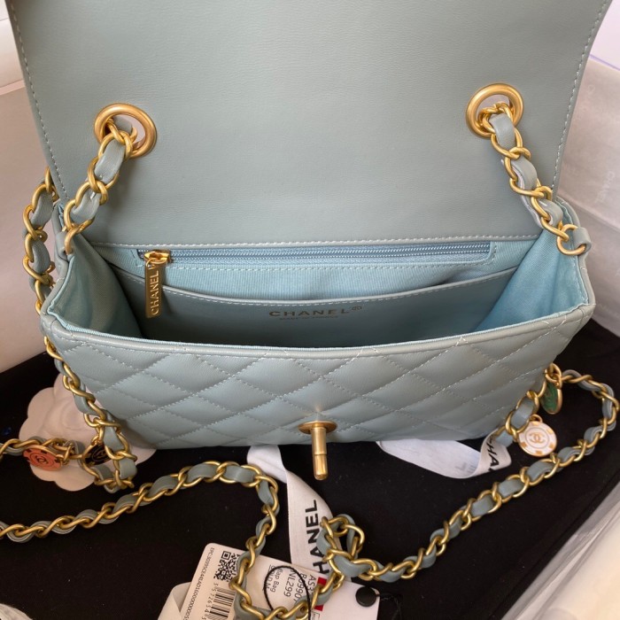 Chanel 23C New Flap Bag Large Size 14.5 CM