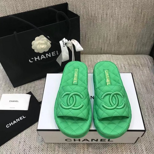 Chanel Leather Slippers 3 Colors