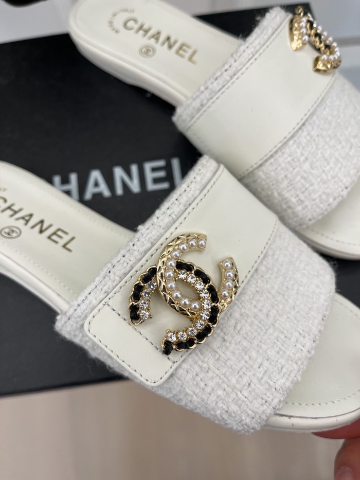 Chanel Slippers 3 Colors