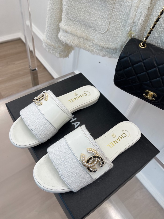 Chanel Slippers 3 Colors