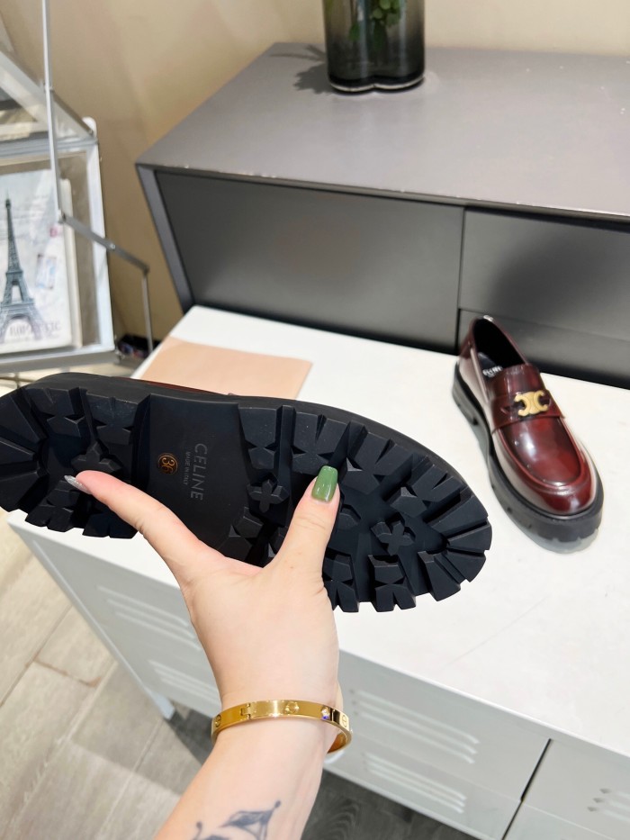Celine Women Leather Loafer