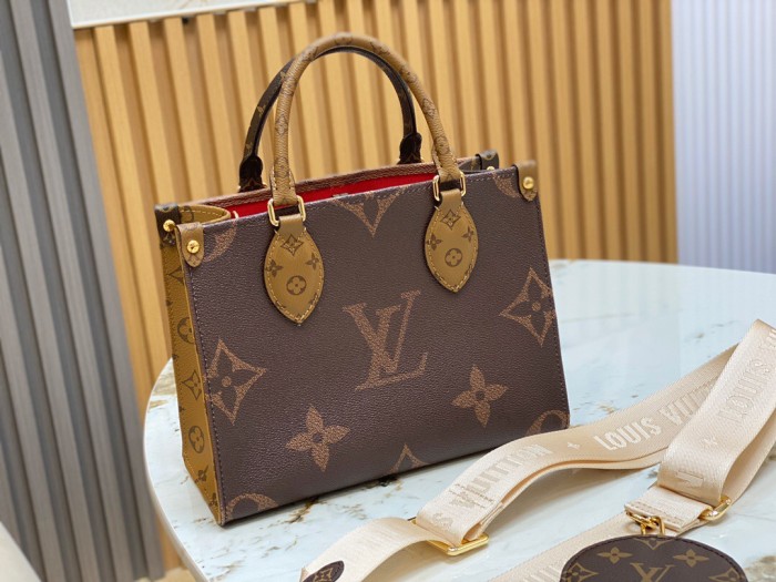 Louis Vuitton Little Tote Bag With Strap 25 CM