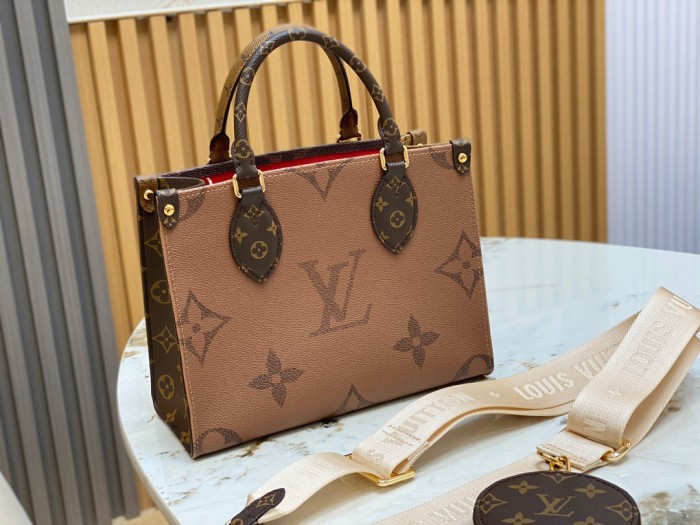 Louis Vuitton Little Tote Bag With Strap 25 CM