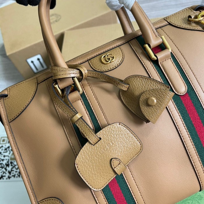 Gucci Leather Large Tote Shoulder Bag 34 CM