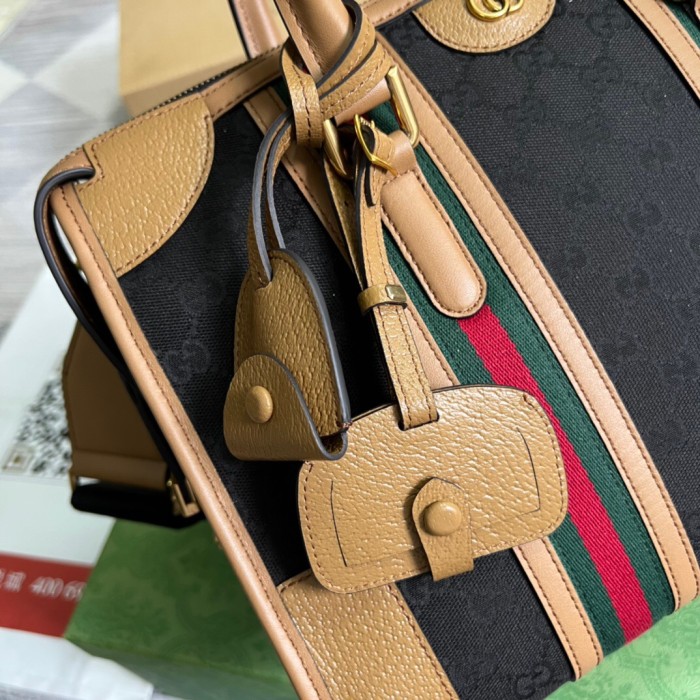 Gucci Brown Large Tote Shoulder Bag 34 CM