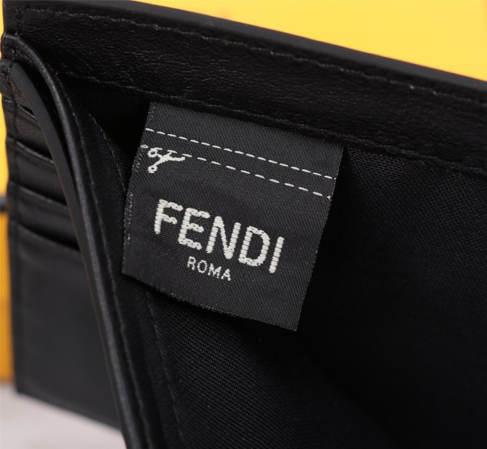 Fendi Black Leather Wallet