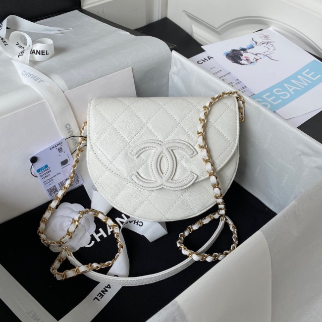 Chanel White Shoulder Bag