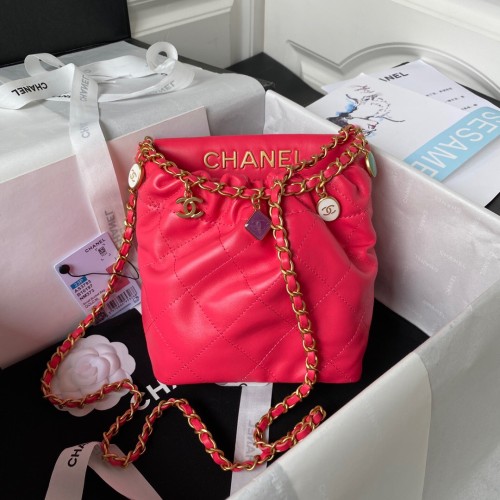 Chanel Red Shoulder Bag