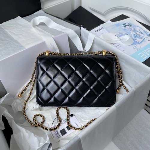 Chanel Black Chain Shoulder Bag 22 CM