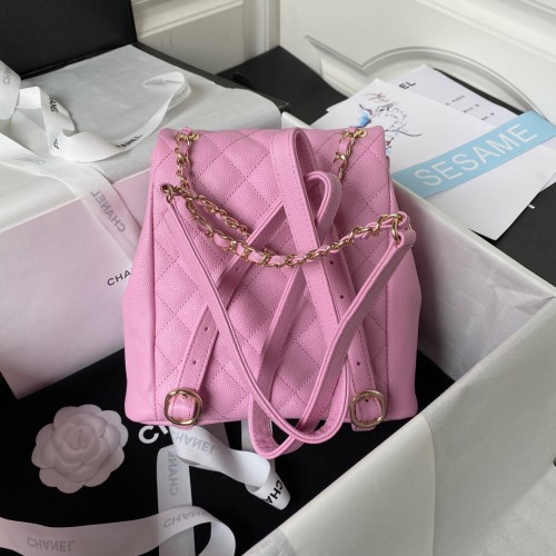 Chanel Pink Backpack