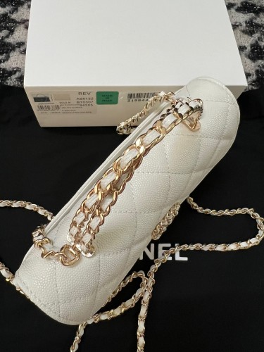 Chanel Small White Handbag