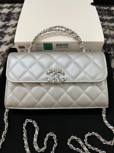 Chanel Silver Small Handbag