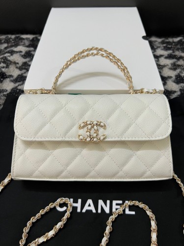 Chanel Small White Handbag