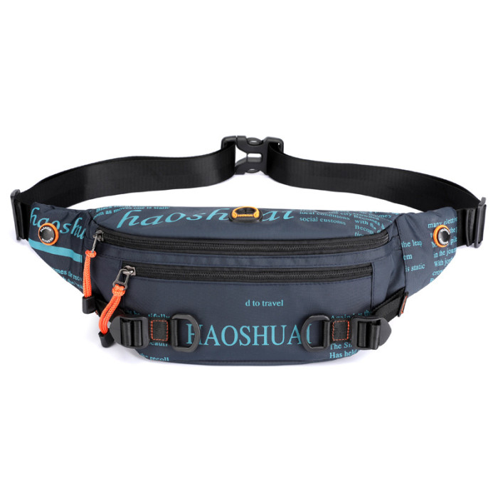 Newest Outdoor Men's Pockets Streets Fashion Chest Package Sports Running Inclined Shoulder Bag No Box