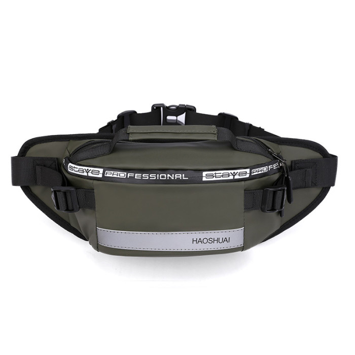 The New reflective Outdoor Classic Tide Chest Package Man's Sports Running Pocket Reflective Article Inclined Shoulder Bag No Box