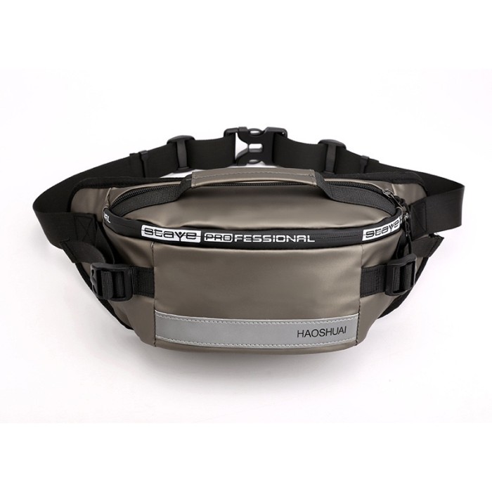 The New reflective Outdoor Classic Tide Chest Package Man's Sports Running Pocket Reflective Article Inclined Shoulder Bag No Box