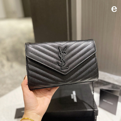 YSL 22cm LE Cassandre Envelope Bag V Shape Grain Designer Luxury Crossbody bags No Box