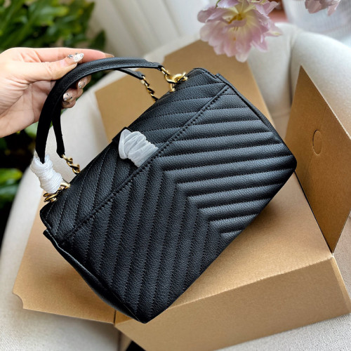 YSL 24cm Designer Crossbody Bag V Shape Sliver Gold Hardware Women Fashion Luxury Single Shoulder Messenger Bag