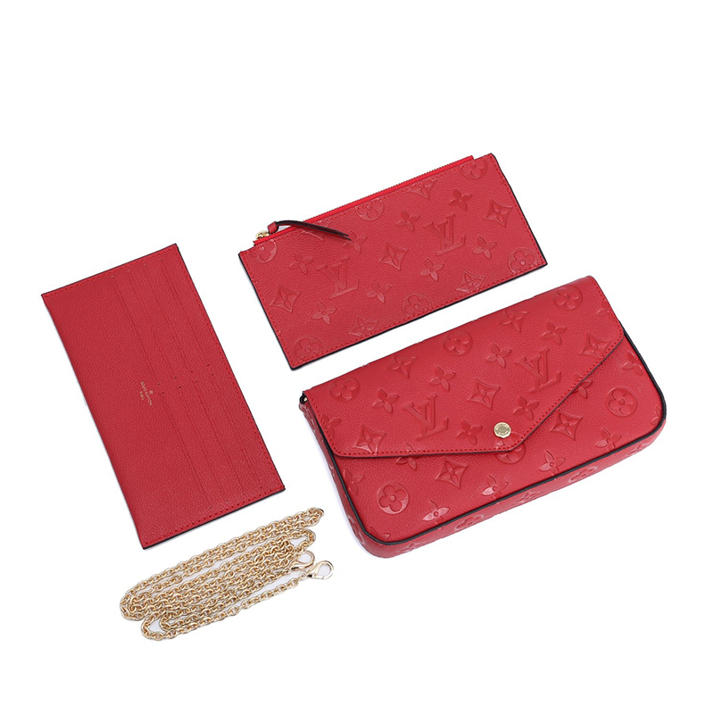 LV 21CM WOMEN MONOGRAM DESIGNER LUXURY 3 IN 1 CHAIN CROSSBODY BAG c74cc11b78879976