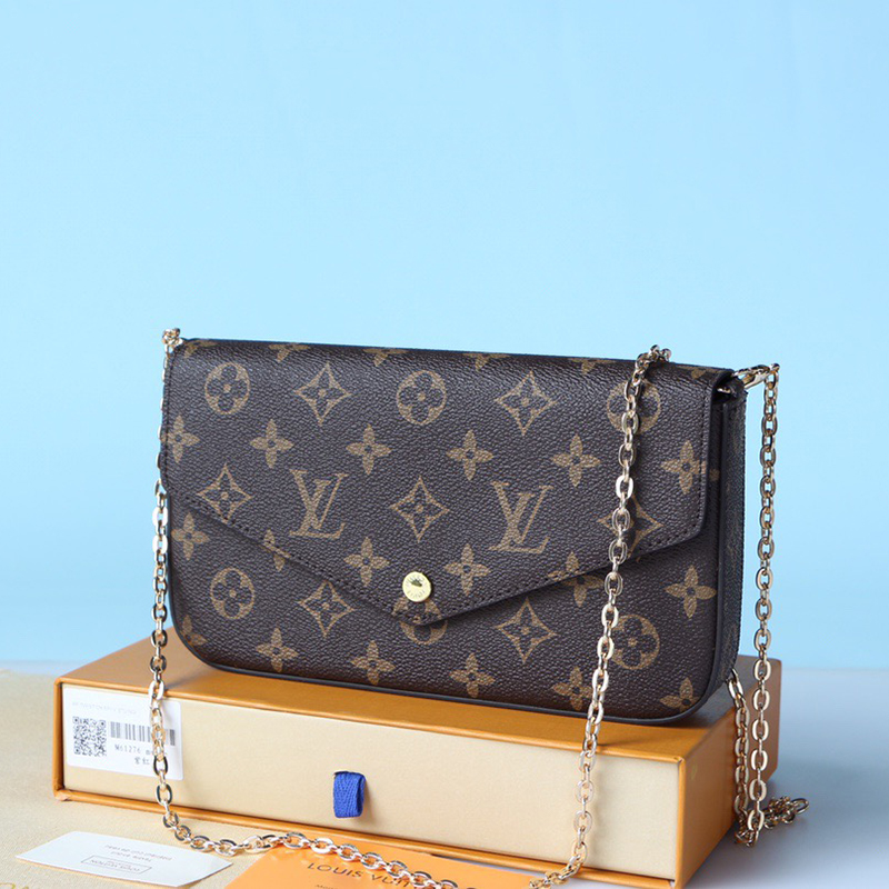 Louis Vuitton, Bags, Louis Vuitton Womens Brown Checkerboard 3in Shoulder  Crossbody Chai