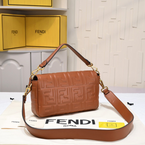 Fendi 26cm Baguette Series Designer Crossbody Bags FF Lock Designer Luxury Handbags Purse Detachable Shoulder Strap Single Shoulder Bag