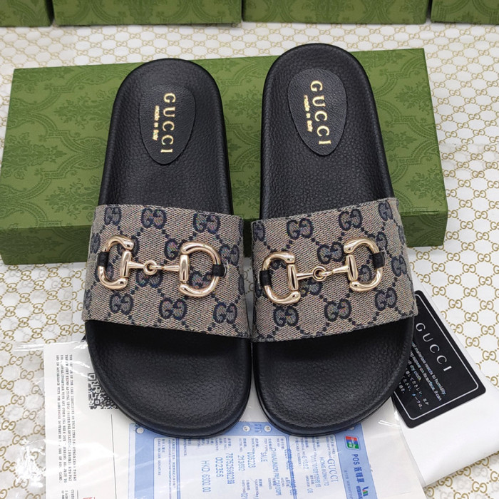 Gucci Luxury Designer Shoes Loafers Slipper Flat Outdoor Beach Slippers Lover Shoes Household Sandals 35 to 47