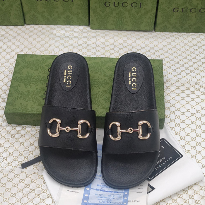 Gucci Luxury Designer Shoes Loafers Slipper Flat Outdoor Beach Slippers Lover Shoes Household Sandals 35 to 47
