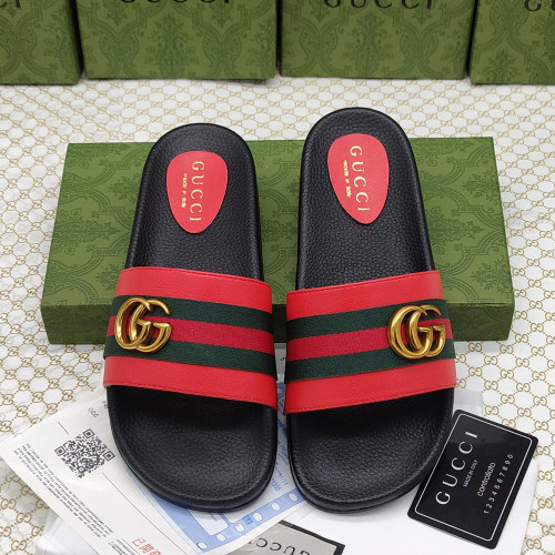 Gucci Luxury Designer Shoes Loafers Slipper Flat Outdoor Beach Slippers Lover Shoes Household Sandals 35 to 47