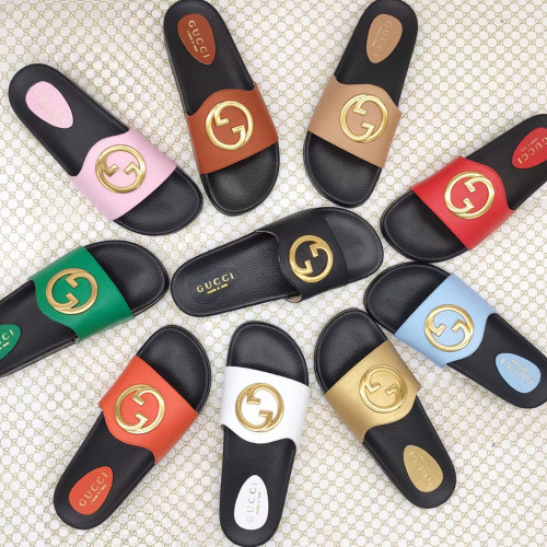 Gucci Luxury Designer Shoes Loafers Slipper Flat Outdoor Beach Slippers Lover Shoes Household Sandals 35 to 47