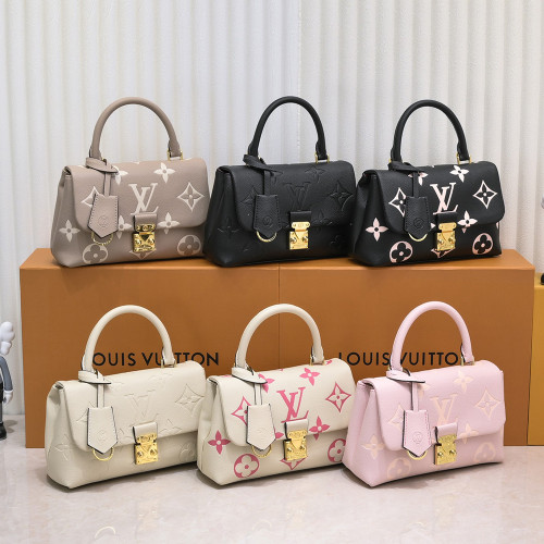Louis vuitton 25 30cm Madeleine BB Handbags Purse Printing Flower Designer Luxury Crossbody Bags