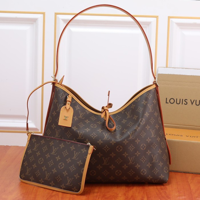 Louis vuitton 29 39cm CarryAll Designer Luxury Handbags Pures Monogram 2 In 1 Big Capacity Shopping Bag