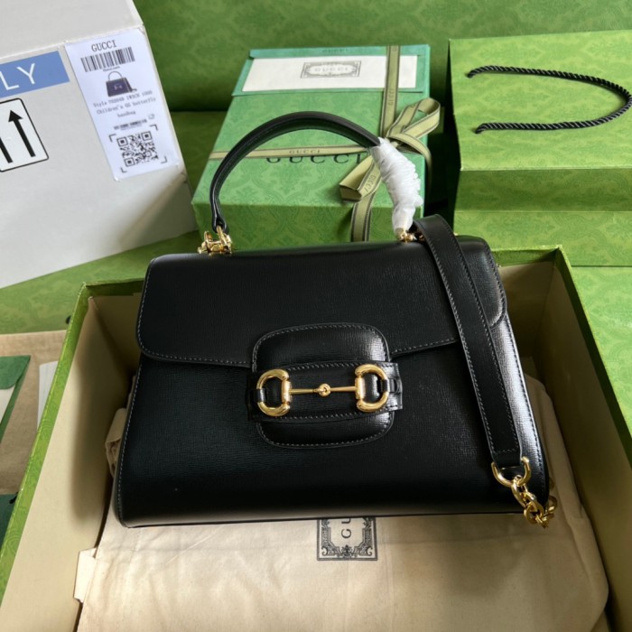 Gucci 1955 Horsebit 22 29cm Classic Designer Luxury Handbags Purse GG Single Shoulder Crossbody Bags