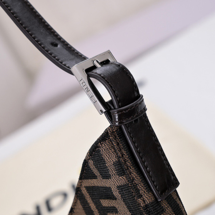 Fendi 29cm Vintage Designer Luxury Handbags Purse Classic FF Printing Underarm Bag Detachable Strap Single Shoulder Bags