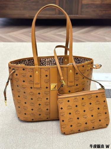 MCM 35cm 2 in 1 Designer Luxury handbags Purse Large Capacity Shopping bag Totes