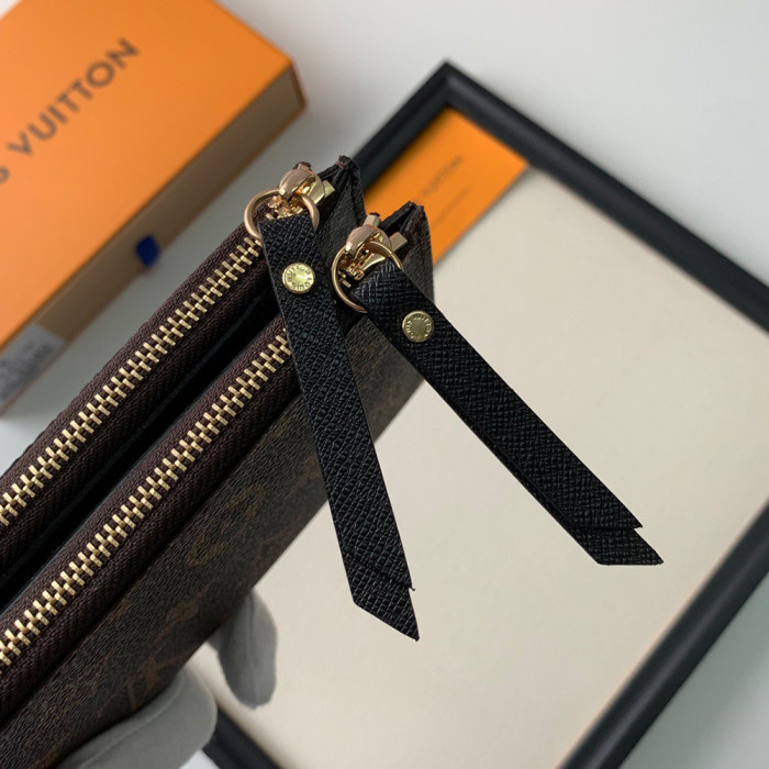 Louis vuitton 21cm Adele Designer Wallet Printing Flower Zipper Luxury Card Case