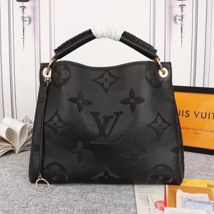 Louis Vuitton 46cm Embossing Artsy Designer Luxury Handbags Purse Bohemian Style Shopping Totes No Box