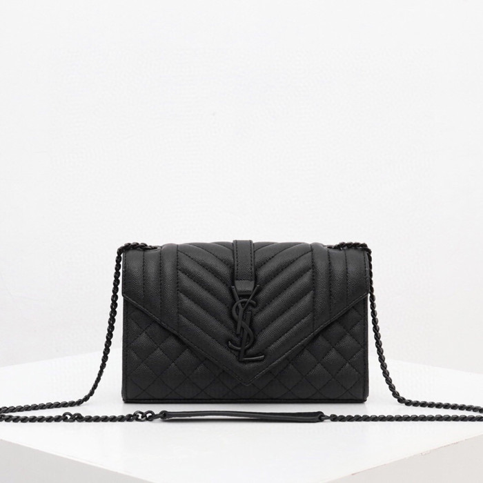 YSL 21cm Envelope Designer Crossbody Bag Caviar Luxury Messenger Bags
