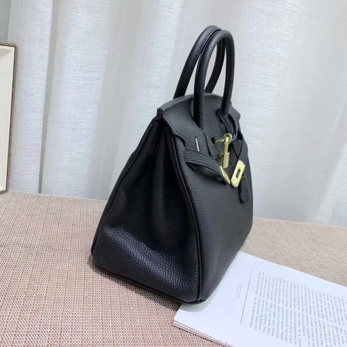 Hermes 20 25 30 35cm Birkin Designer Luxury Handbags Purse Lychee Pattern Single Shoulder Cossbody Designer Bags No Box