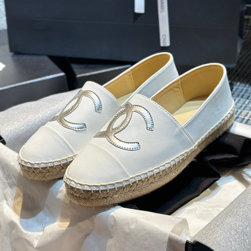 Chanel Espadrilles Luxury Designer Shoes Flat Outdoor Canvas Shoes